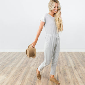 Amber Jumpsuit in Ivory