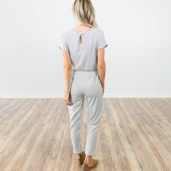 Amber Jumpsuit in Ivory