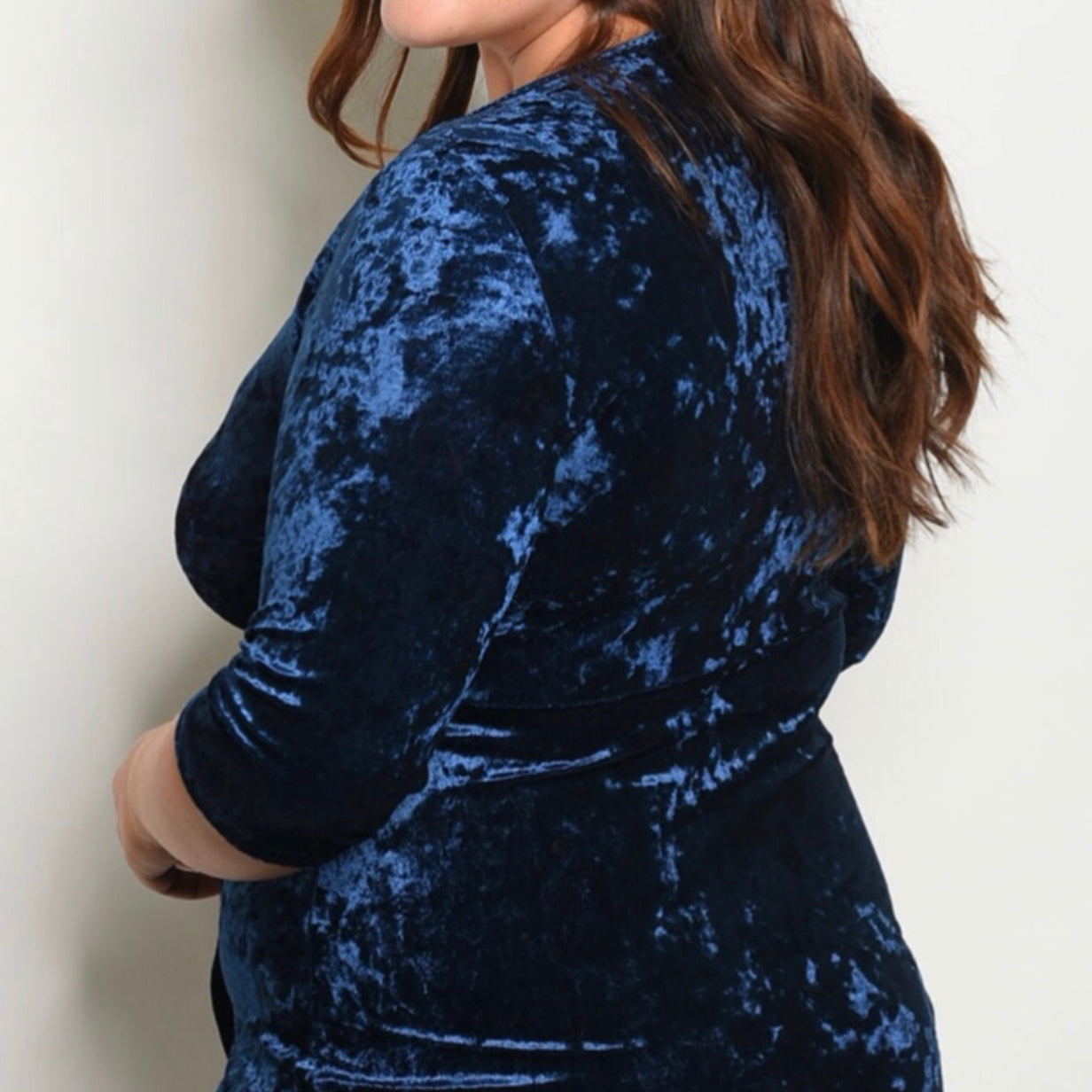 Blue Crush Velvet Velour Plus Size Dress – FASHION CHIC BOUTIQUES